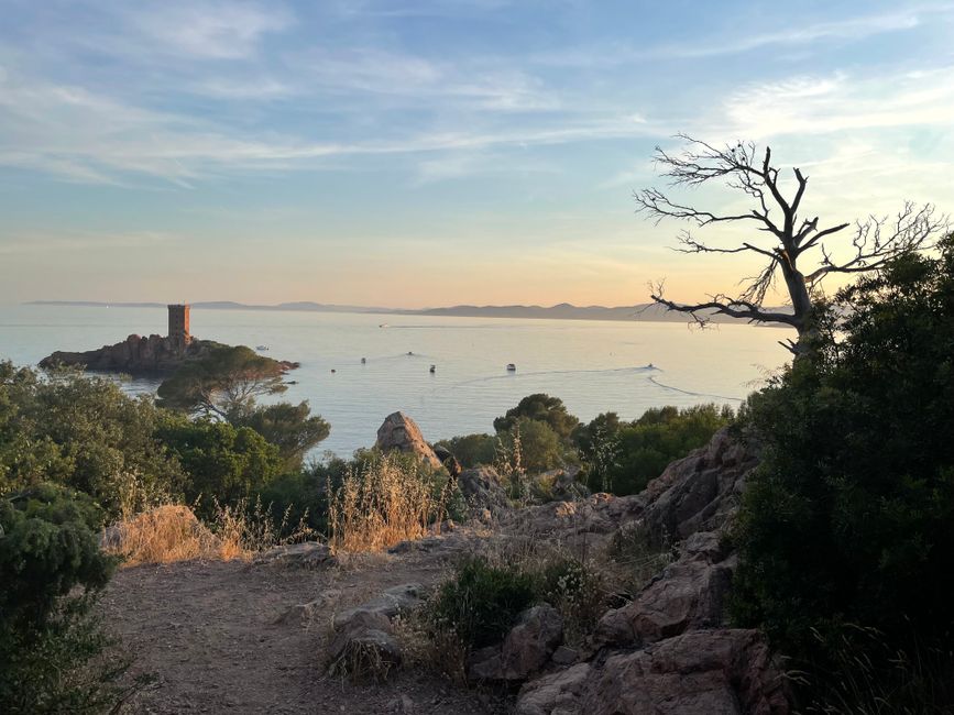 Île Sainte-Marguerite shoreline