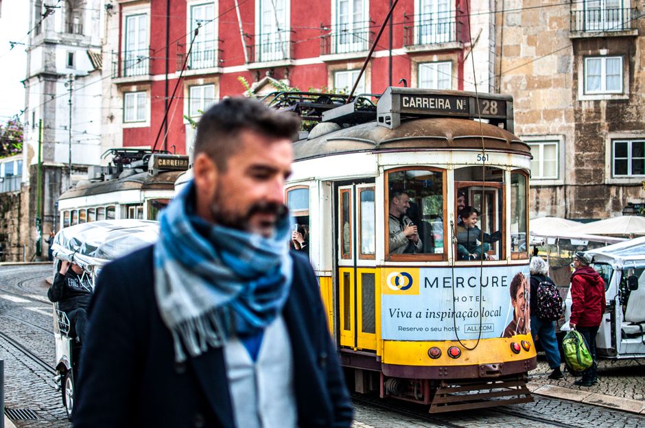 Tram 28 in Lisbon