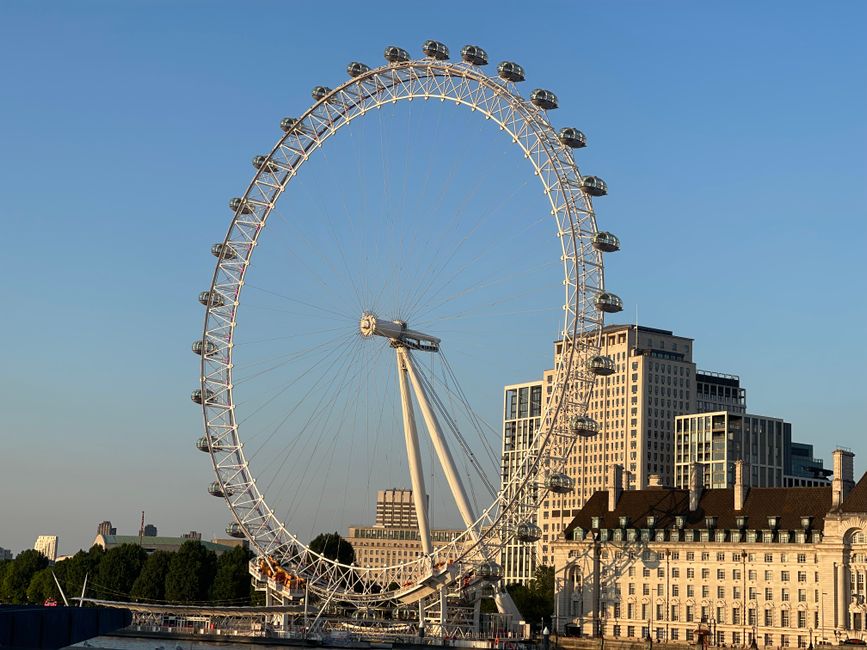The London Eye on the South Bank