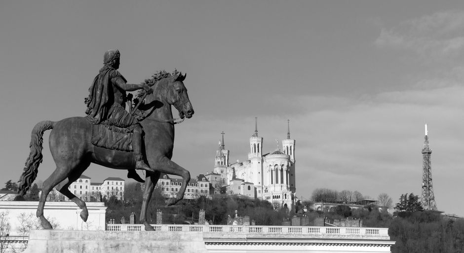 Place Bellecour in Lyon