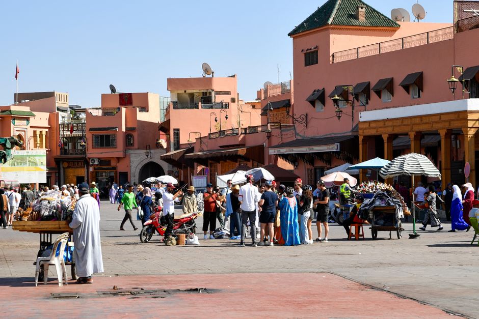 Jemaa el-Fnaa square in Marrakech