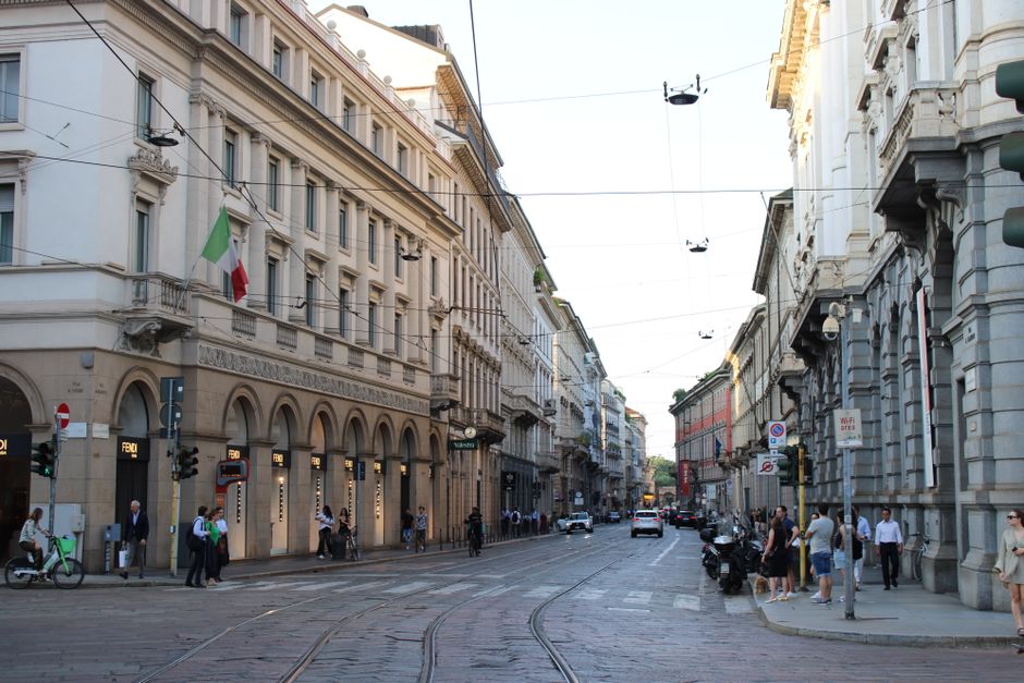 Brera district streets