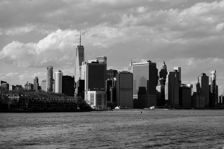 Lower Manhattan skyline in New York