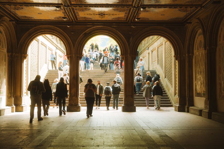 Bethesda Terrace in Central Park