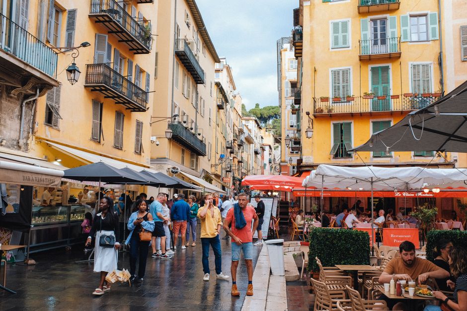 Old Town streets in Nice