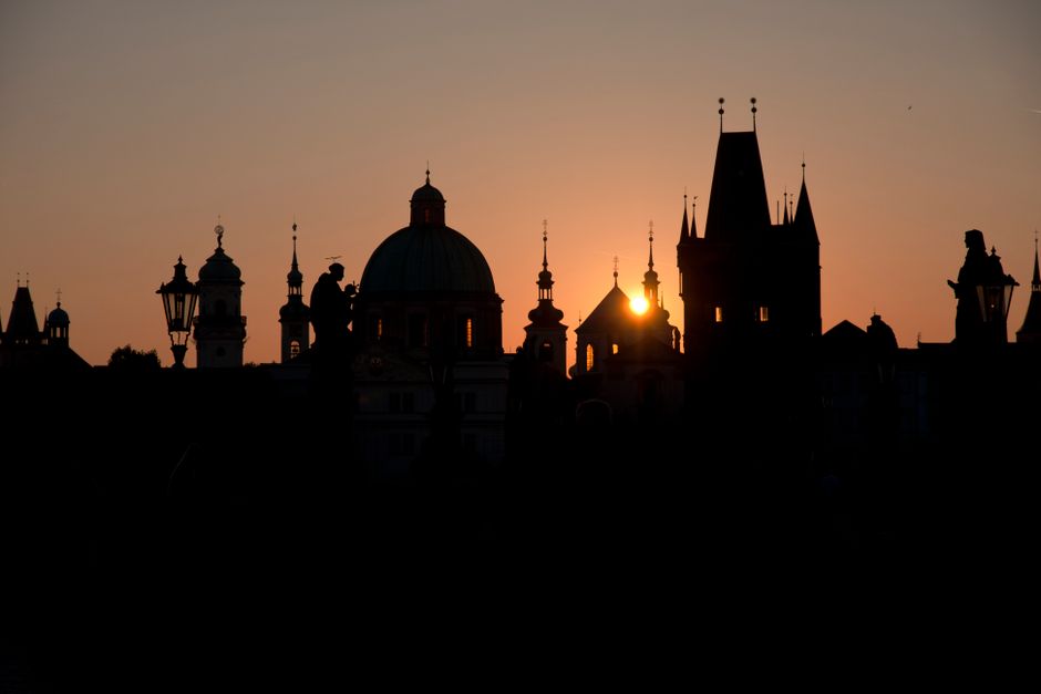 Charles Bridge at sunrise
