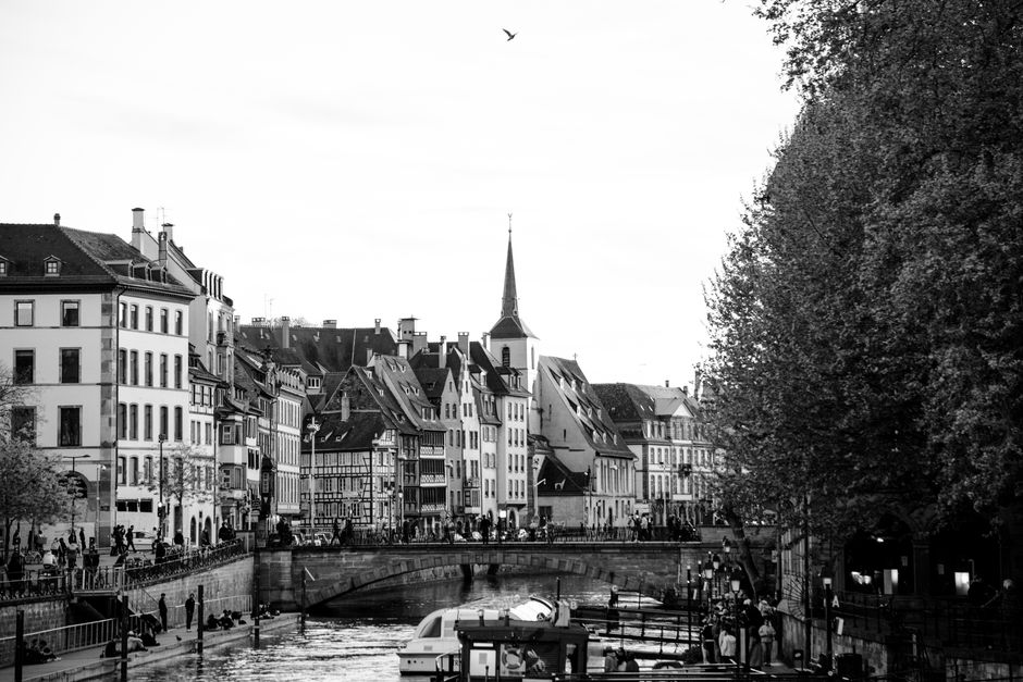 Boat on the Ill river