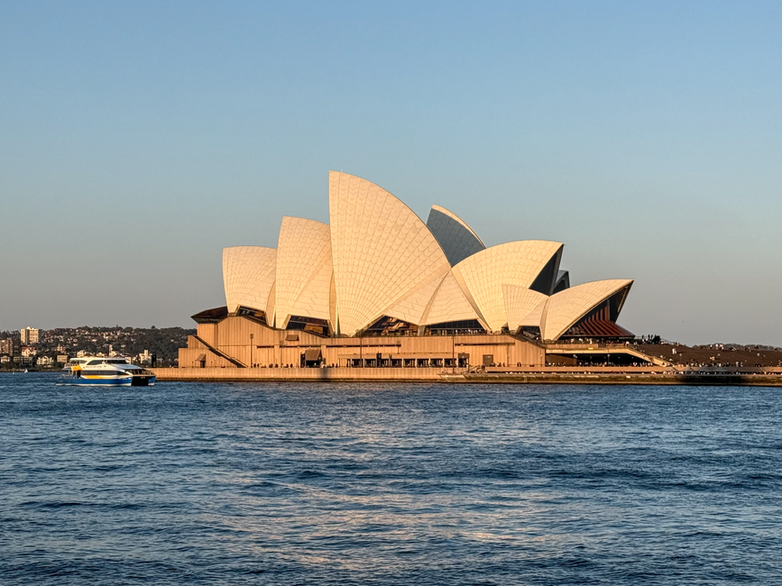 Front view of the Sydney Opera House