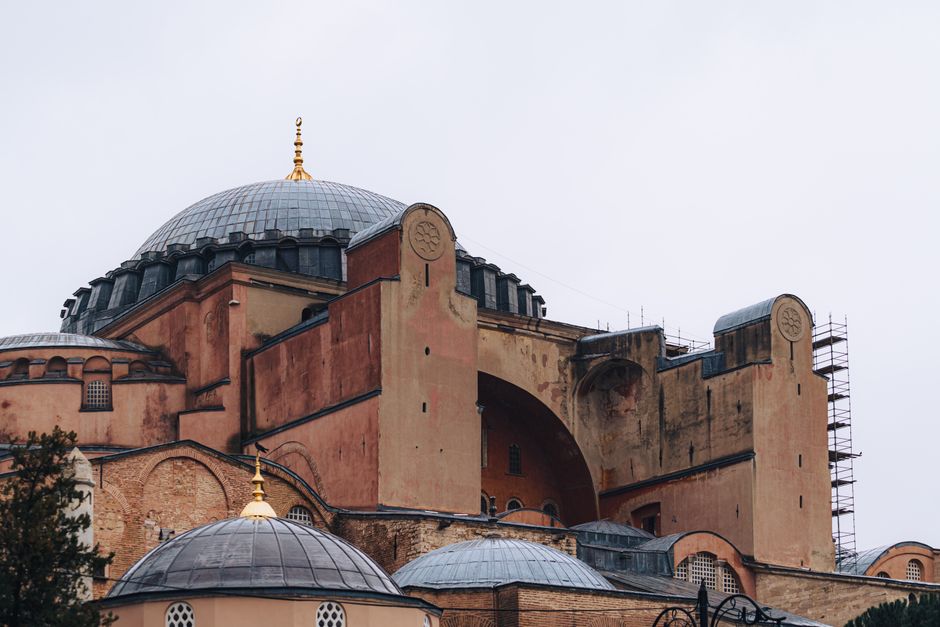 Hagia Sophia exterior in Istanbul