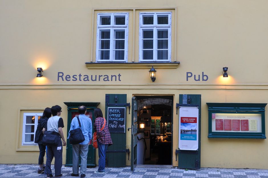 Traditional beer hall in Prague
