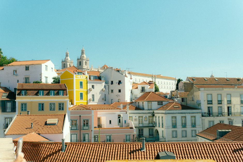 Historic architecture at Alfama district