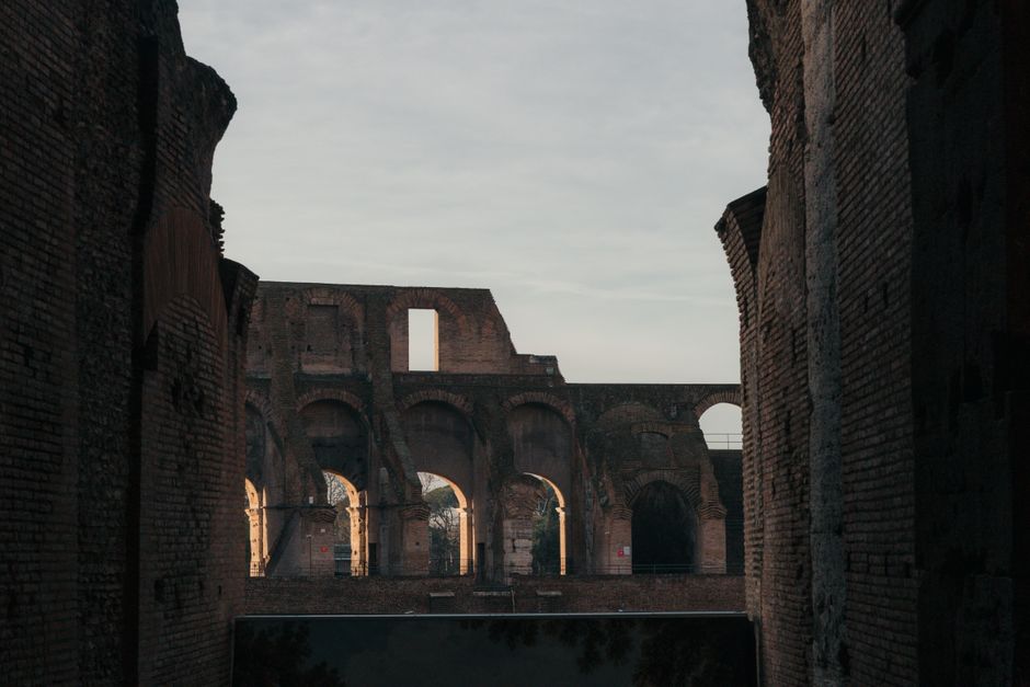 Historic architecture at Appian Way