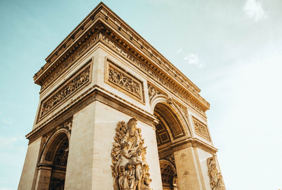 Arc de Triomphe main exterior view
