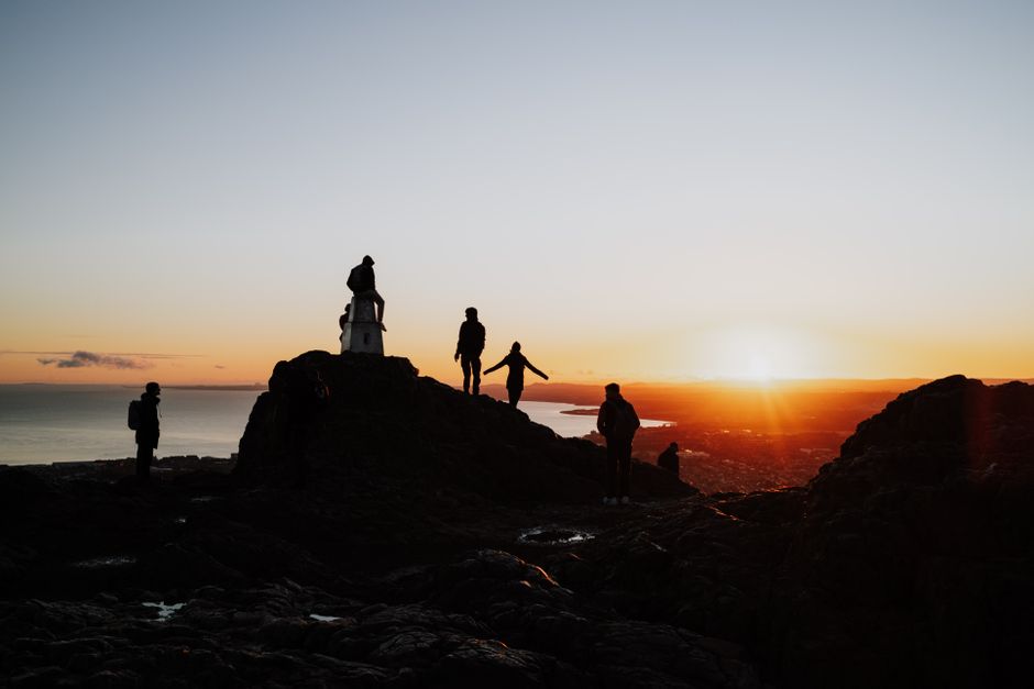 Arthur's Seat at golden hour