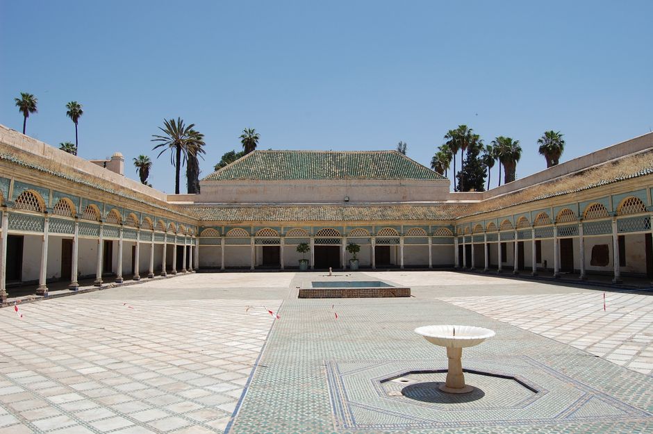 Historic architecture at Bahia Palace