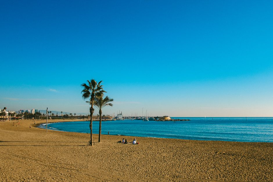 Inside Barceloneta Beach