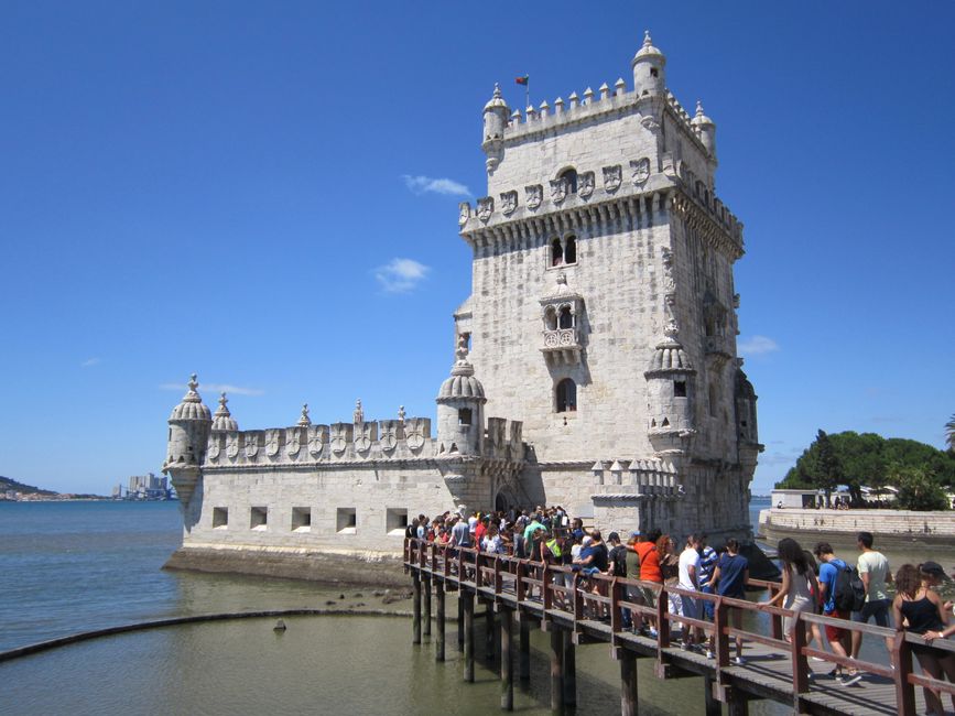 Tickets and entrance at Belem Tower