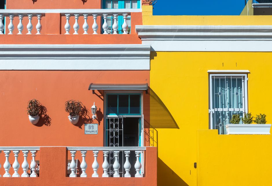 Bo-Kaap district main exterior view