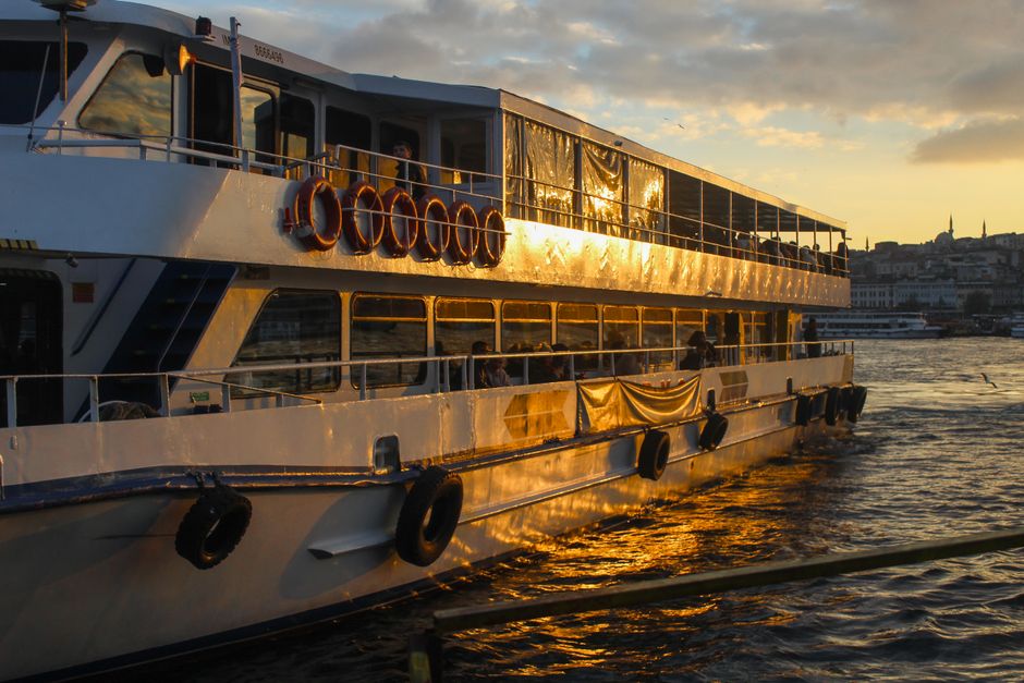 Bosphorus Cruise at golden hour