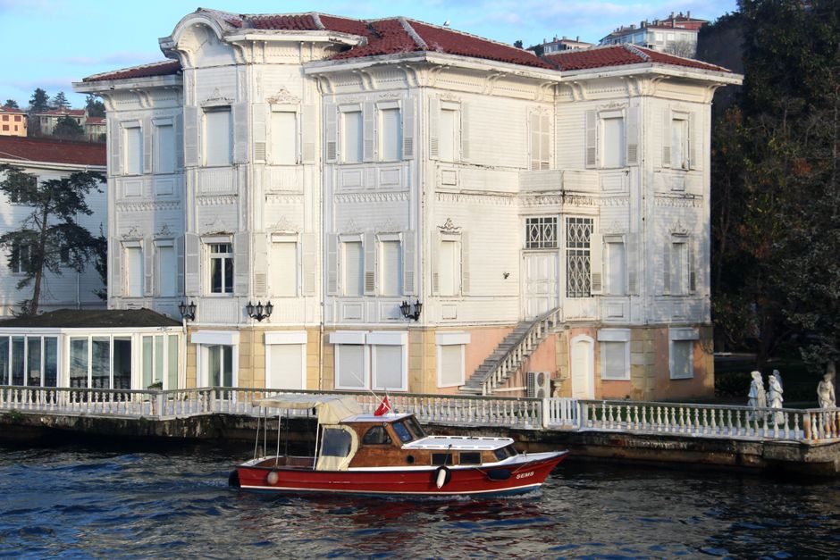 Historic architecture at Bosphorus Cruise