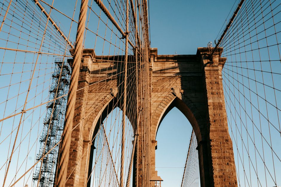 Brooklyn Bridge main exterior view