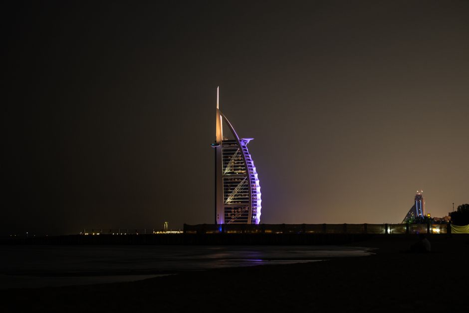 Burj Al Arab main exterior view