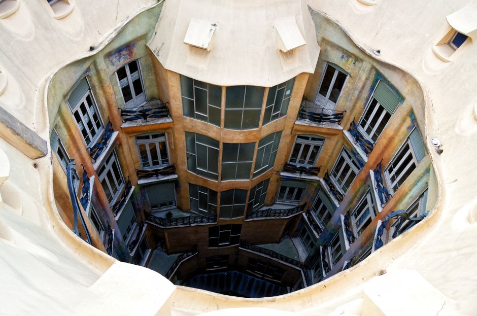 Inside Casa Mila (La Pedrera)