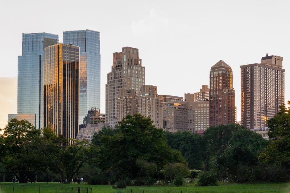Central Park at golden hour
