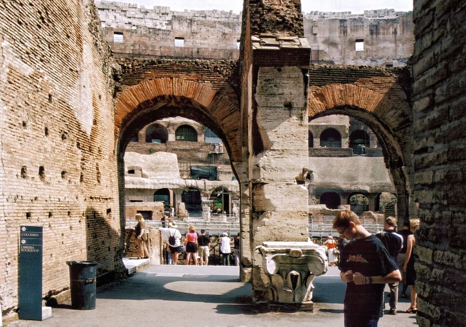 Tickets and entrance at Colosseum