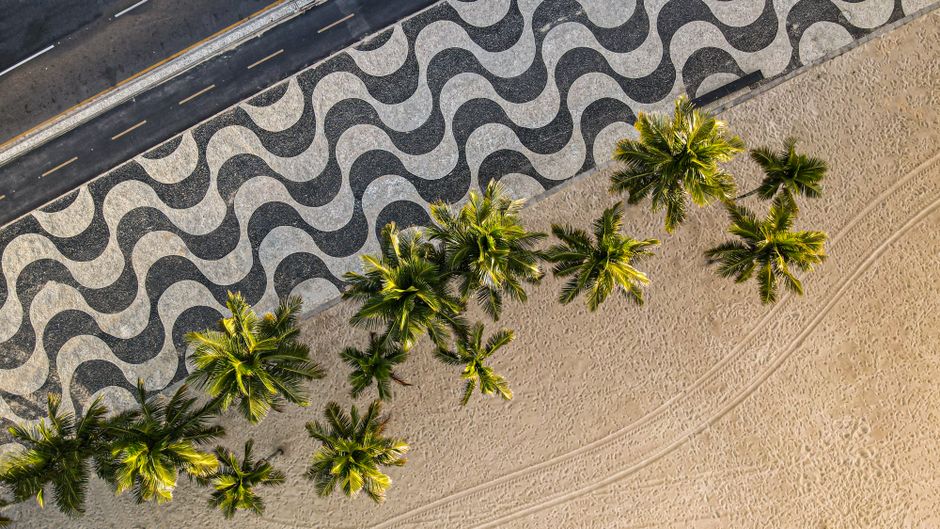 Historic architecture at Copacabana Beach