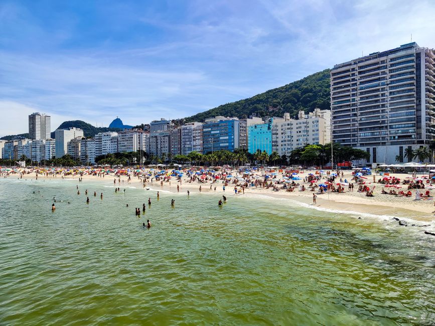 Inside Copacabana Beach