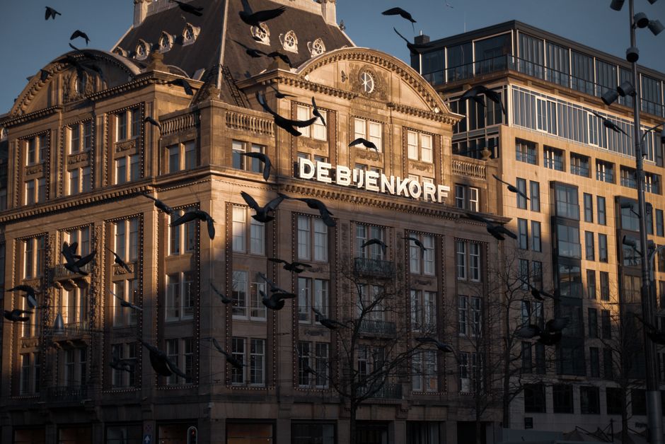Historic architecture at Dam Square