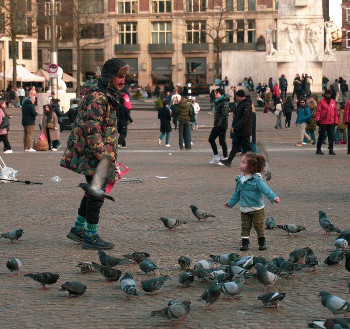 Getting to Dam Square in Amsterdam