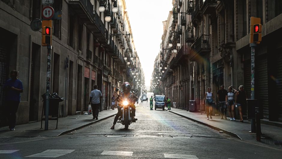 Gothic Quarter at golden hour