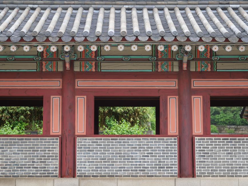Historic architecture at Hongdae