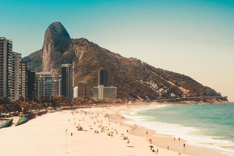 Historic architecture at Ipanema Beach