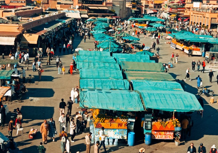 Inside Jemaa el-Fnaa