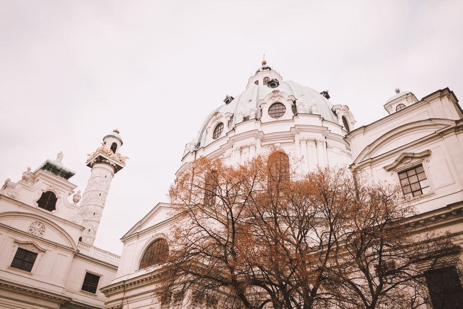 Historic architecture at Karlskirche