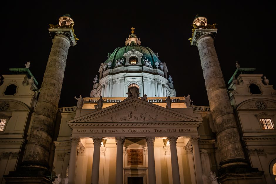Inside Karlskirche