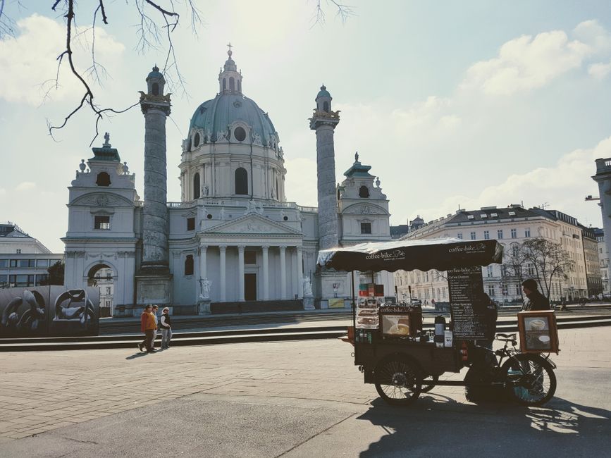 Getting to Karlskirche in Vienna