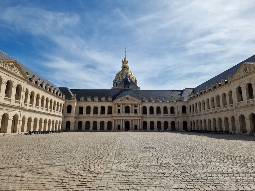 Sorbonne University courtyard in the Latin Quarter