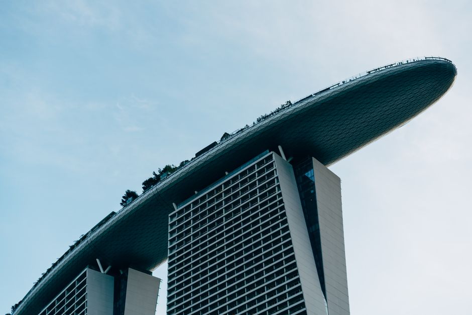Historic architecture at Marina Bay Sands