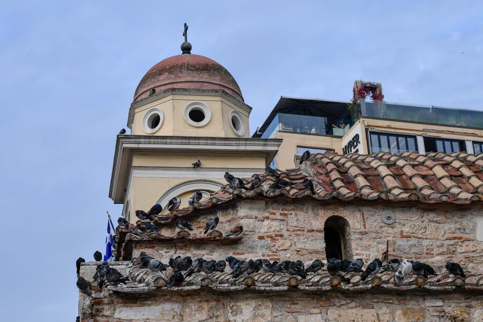 Historic architecture at Monastiraki Square