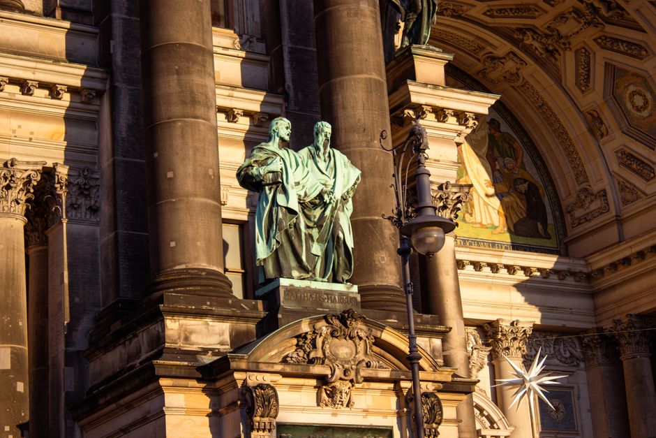 Museum Island at golden hour
