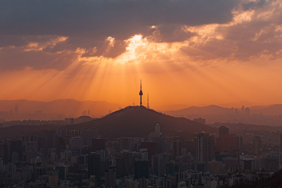 Inside N Seoul Tower