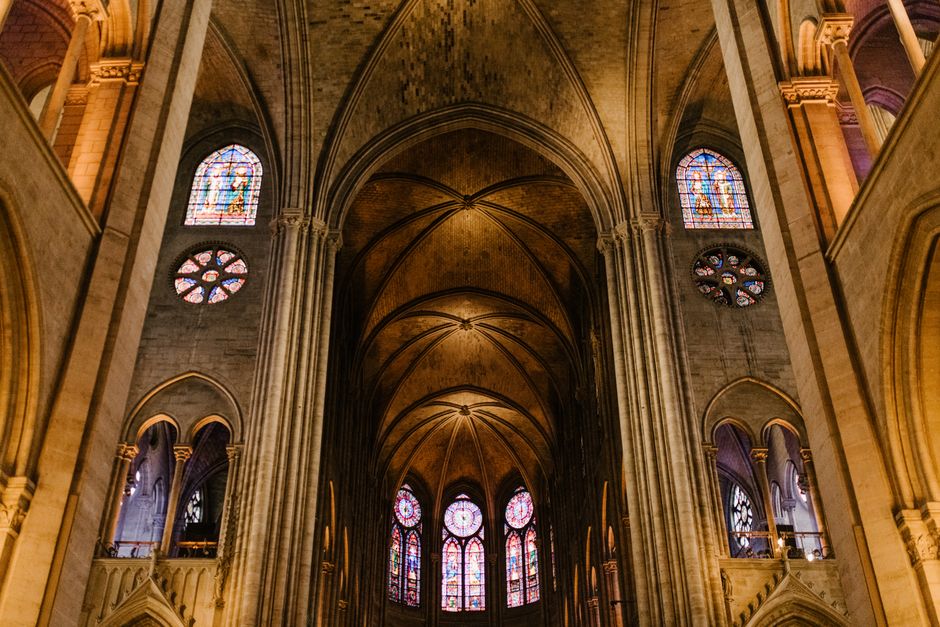 Inside Notre-Dame Cathedral