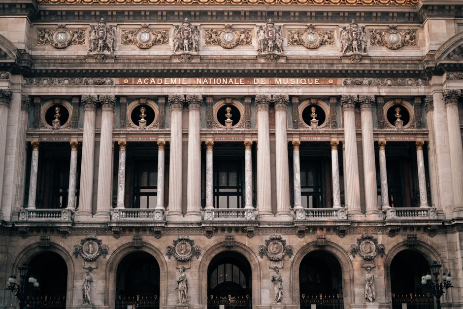 Historic architecture at Palais Garnier