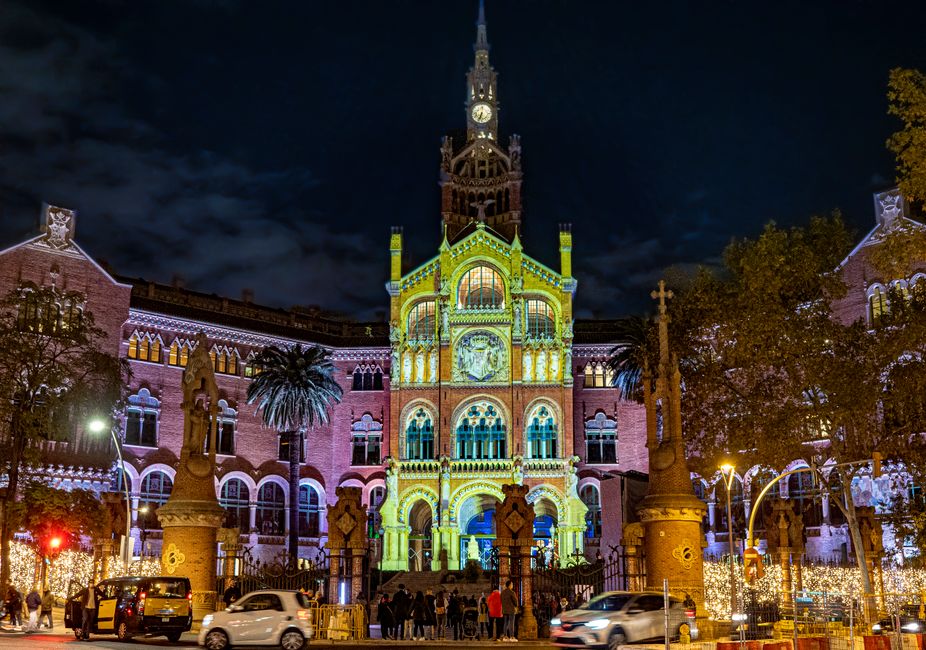 Palau de la Musica Catalana main exterior view