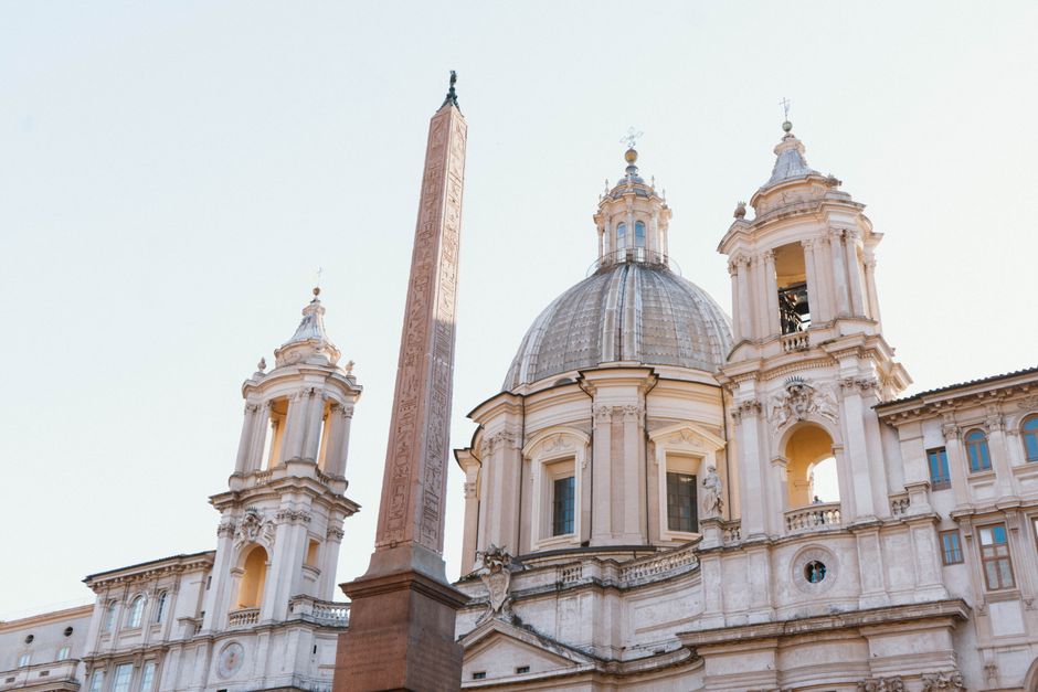 Piazza Navona at golden hour