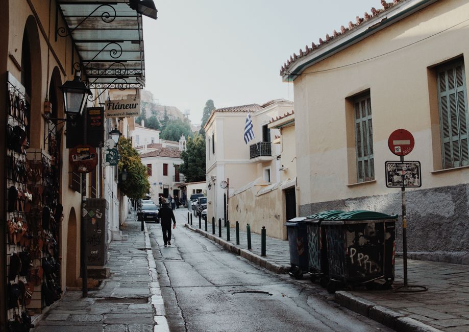 Inside Plaka district